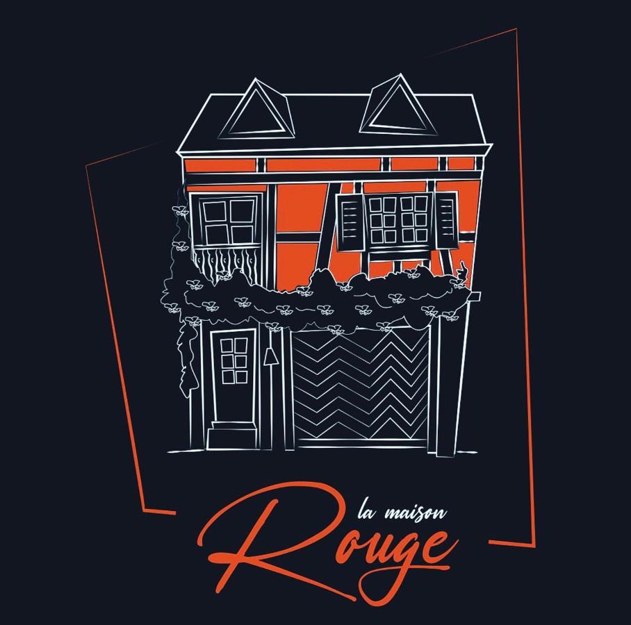 La Maison Rouge Au Coeur De La Ville. Риквир Екстериор снимка